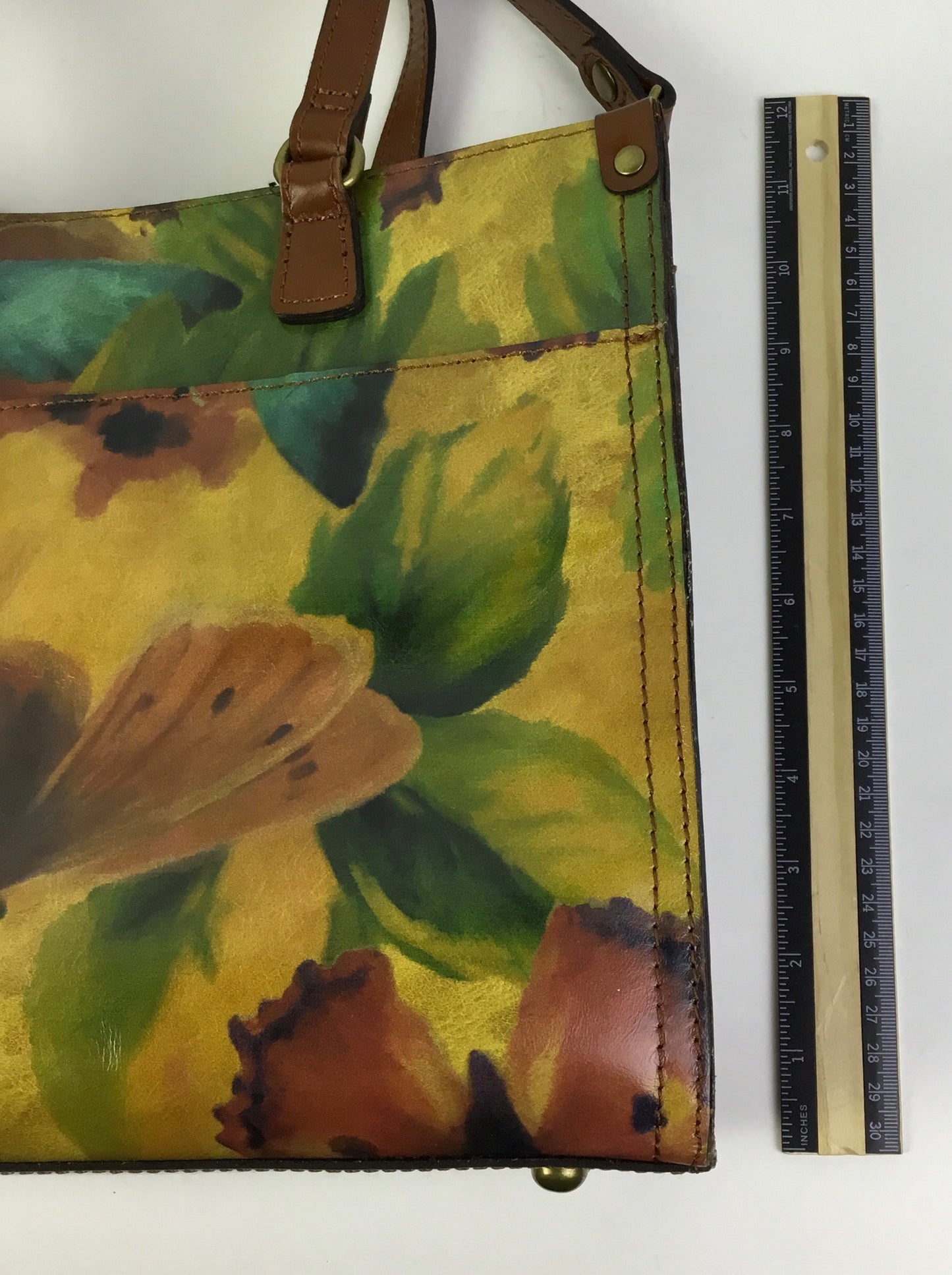 Handbag Designer By Patricia Nash In Yellow, Size:Medium