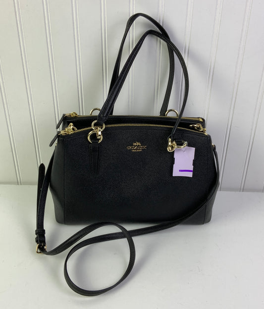 Handbag Designer By Coach In Black, Size:Medium