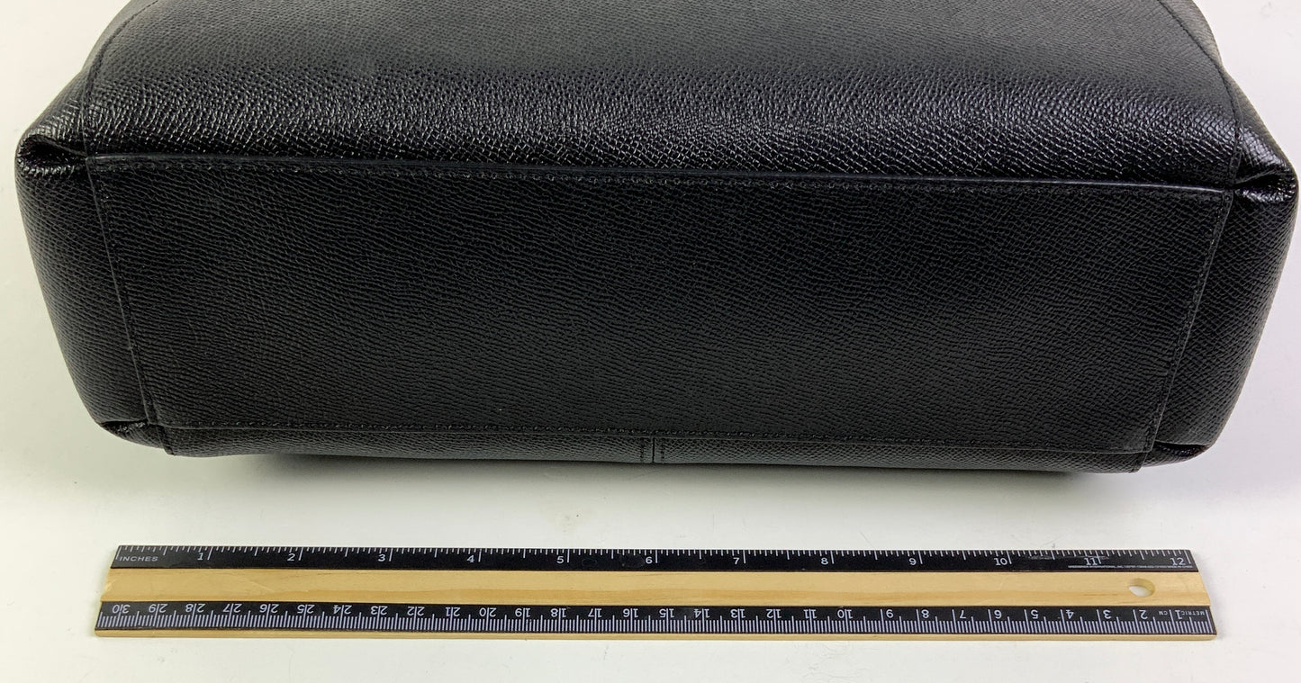Handbag Designer By Coach In Black, Size:Medium
