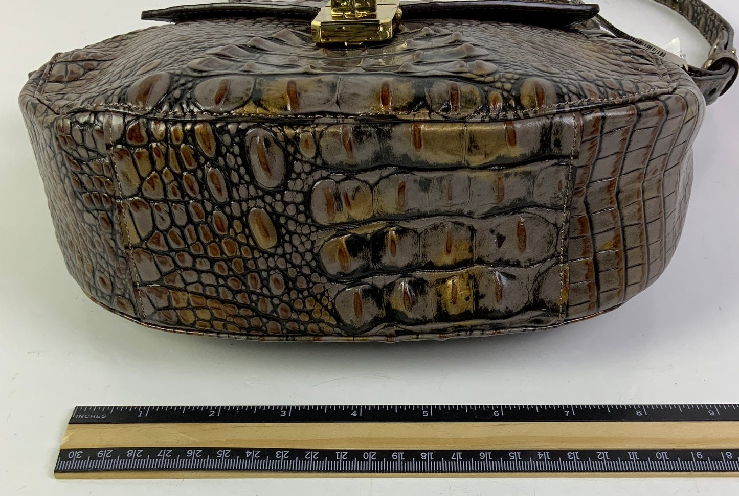 Crossbody Designer By Brahmin In Brown, Size:Medium