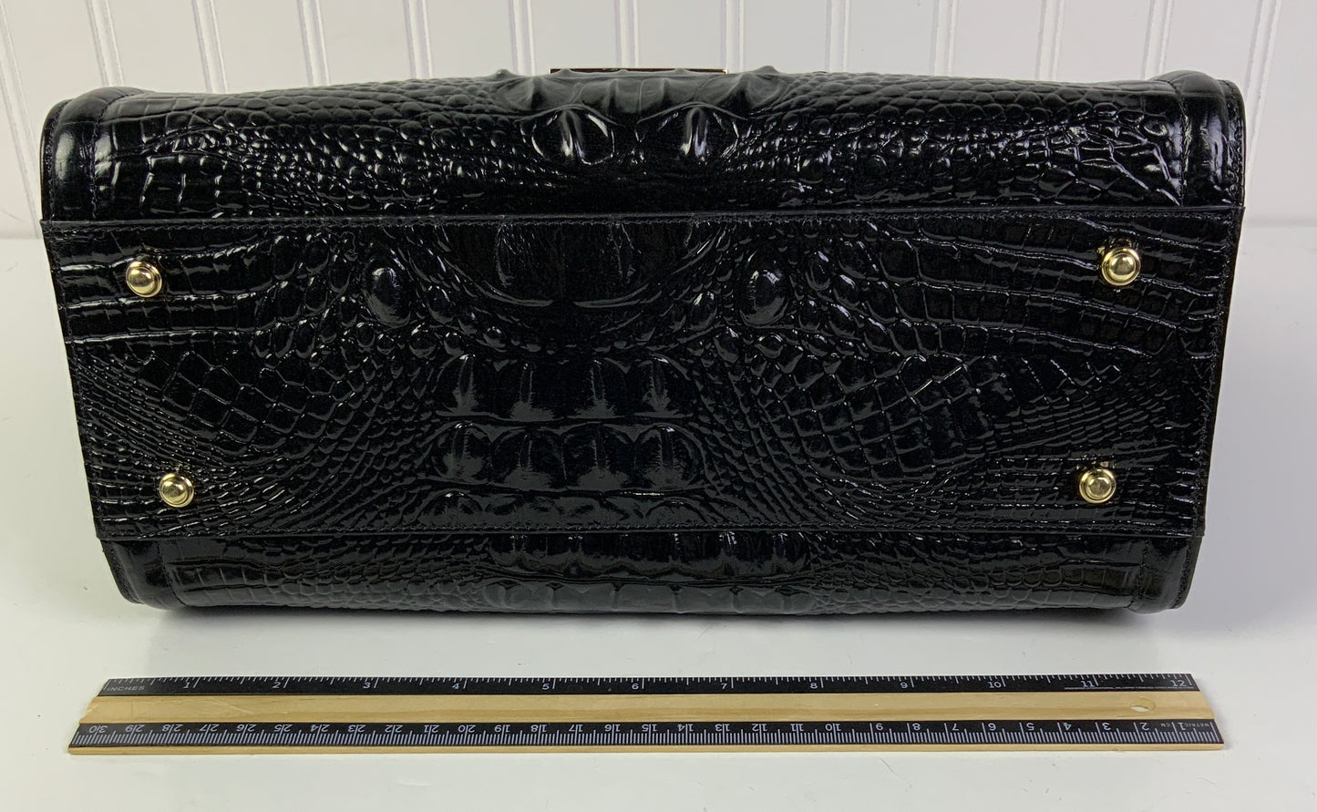 Handbag Designer By Brahmin In Black, Size:Medium