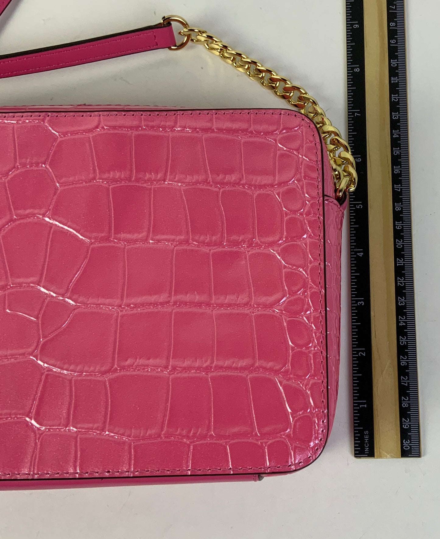 Crossbody Designer By Michael Kors In Pink, Size:Small