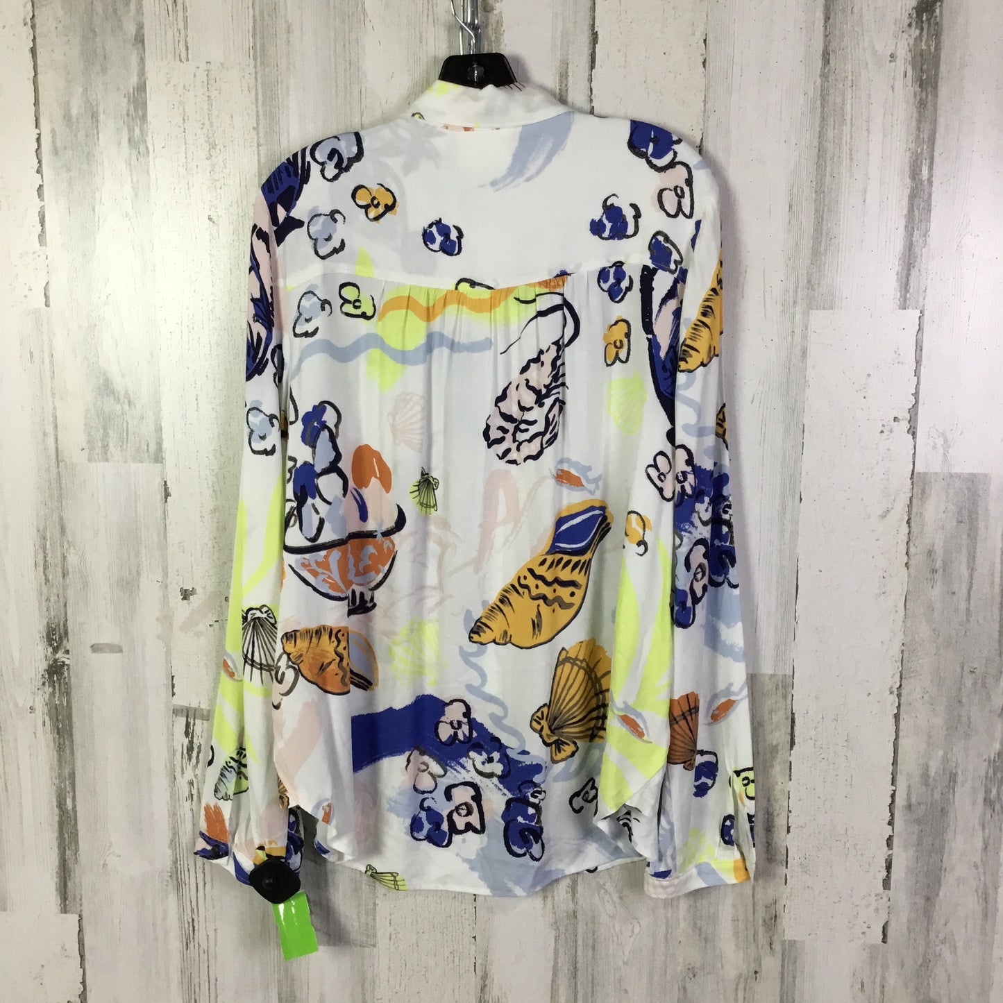 Blouse Ls By Maeve In Multi, Size:L