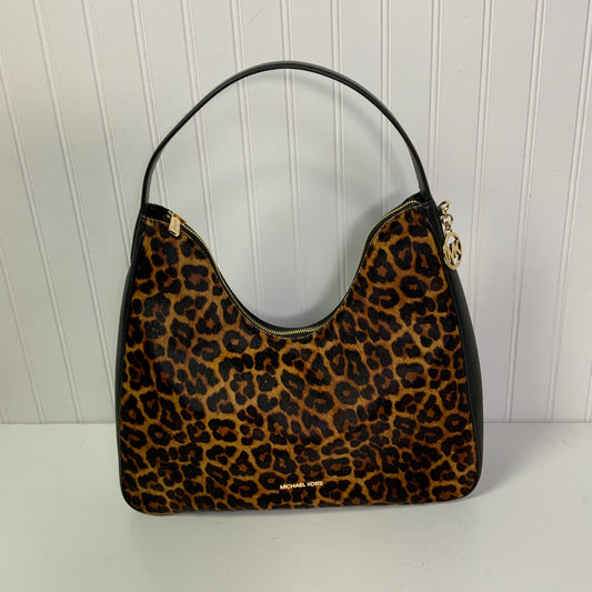 Handbag Designer By Michael Kors In Animal Print, Size:Large