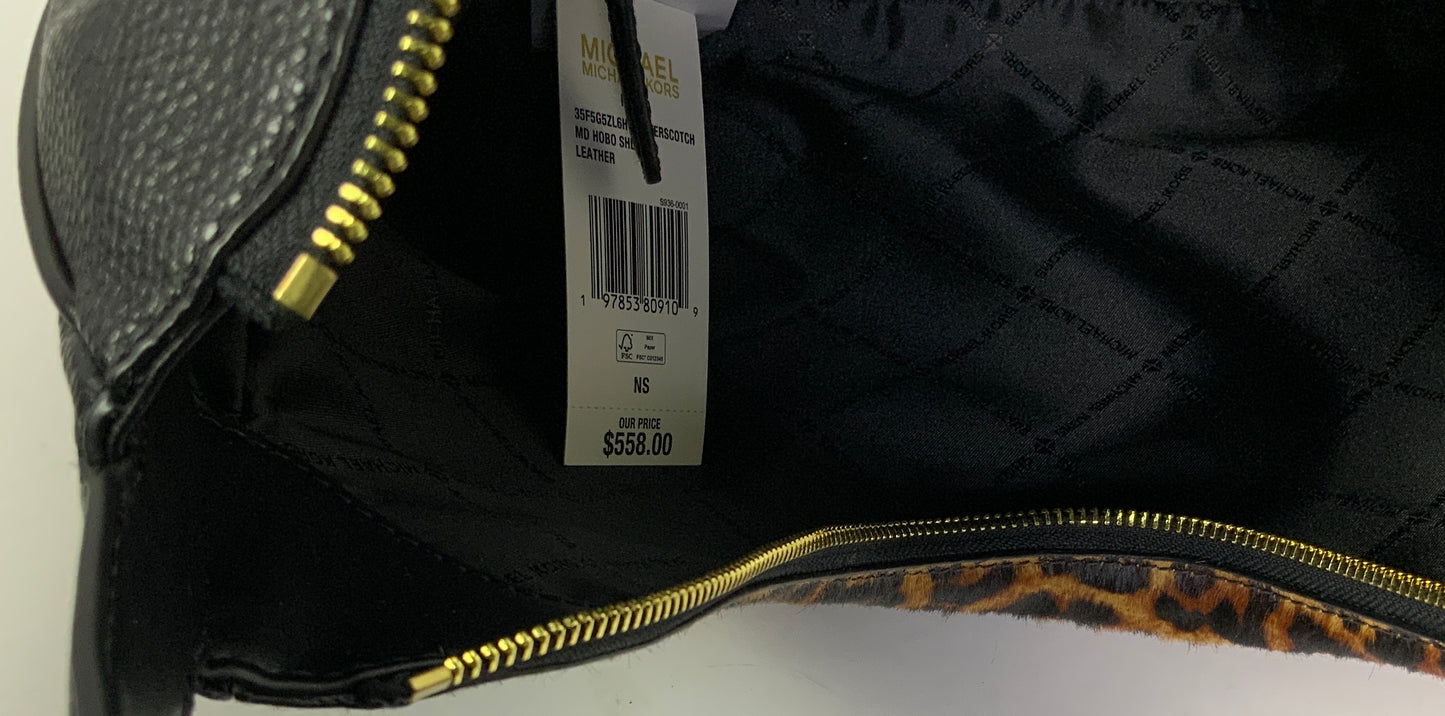 Handbag Designer By Michael Kors In Animal Print, Size:Large