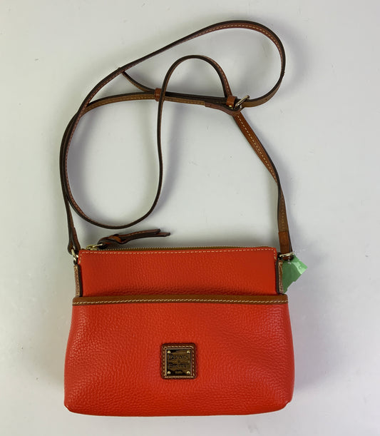 Crossbody Designer By Dooney And Bourke In Orange, Size:Small