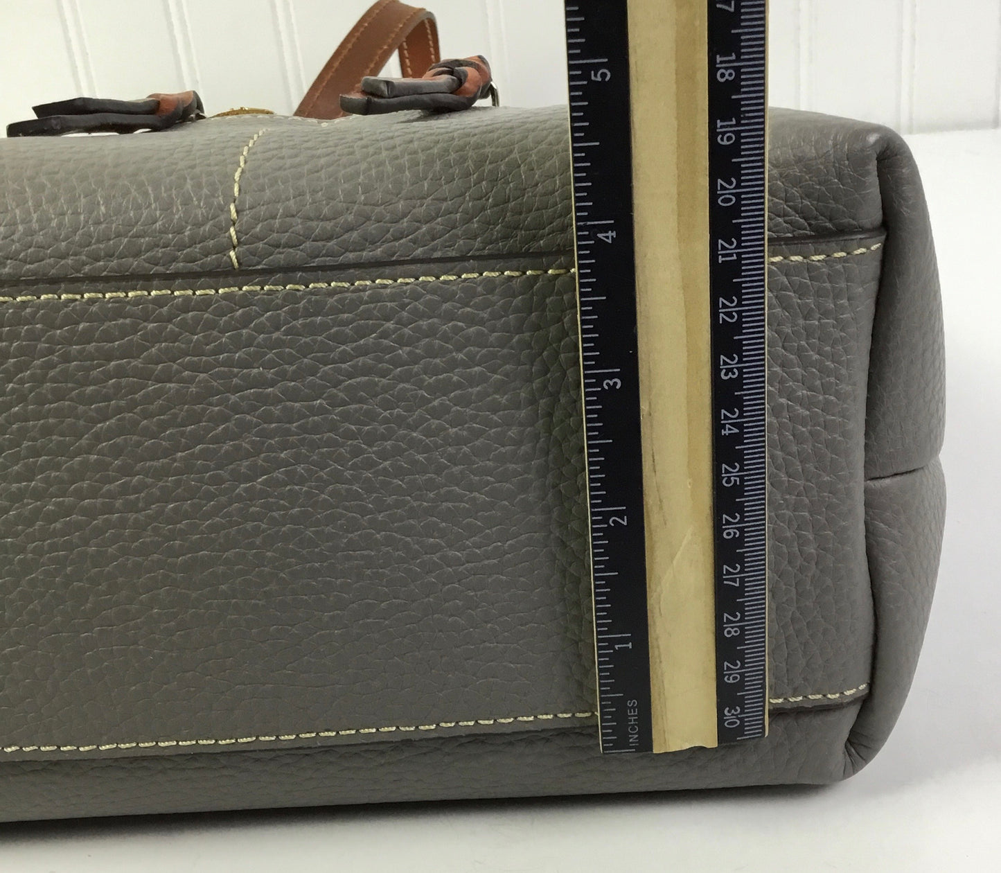 Crossbody Designer By Dooney And Bourke In Grey, Size:Medium
