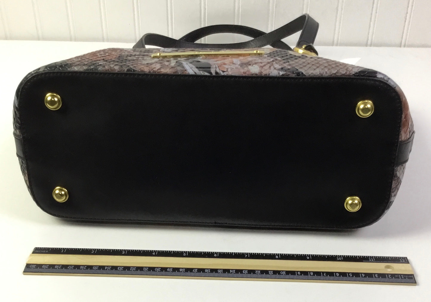Handbag Designer By Brahmin In Black, Size:Medium