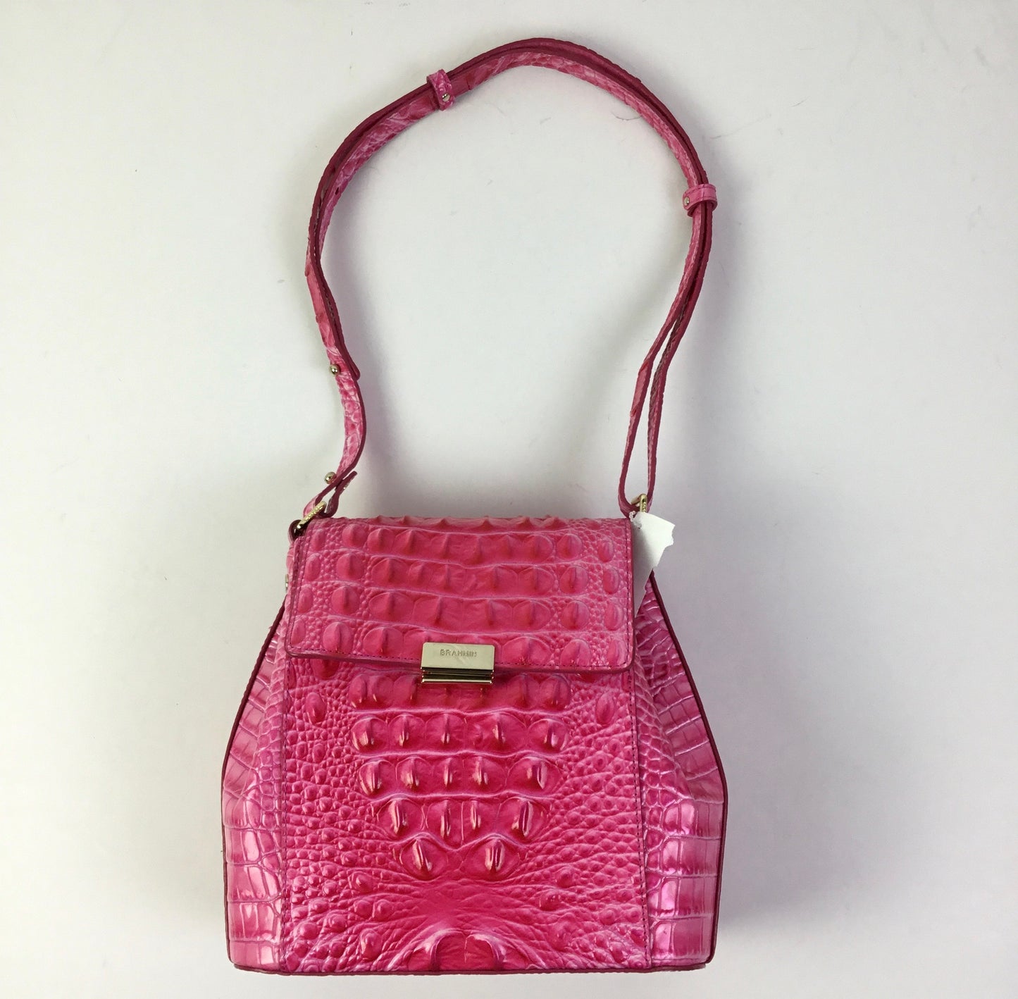 Crossbody Designer By Brahmin In Pink, Size:Small