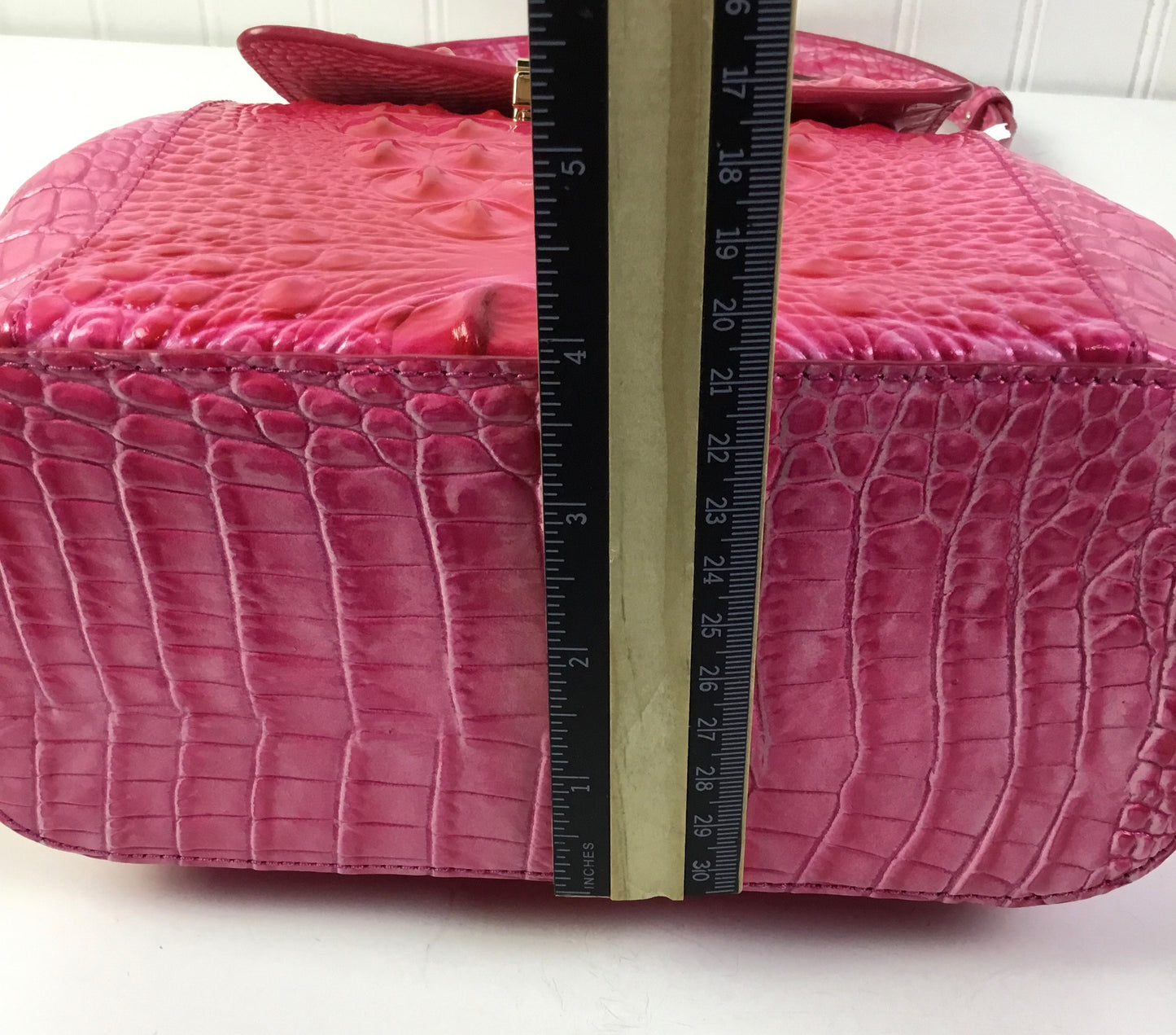 Crossbody Designer By Brahmin In Pink, Size:Small