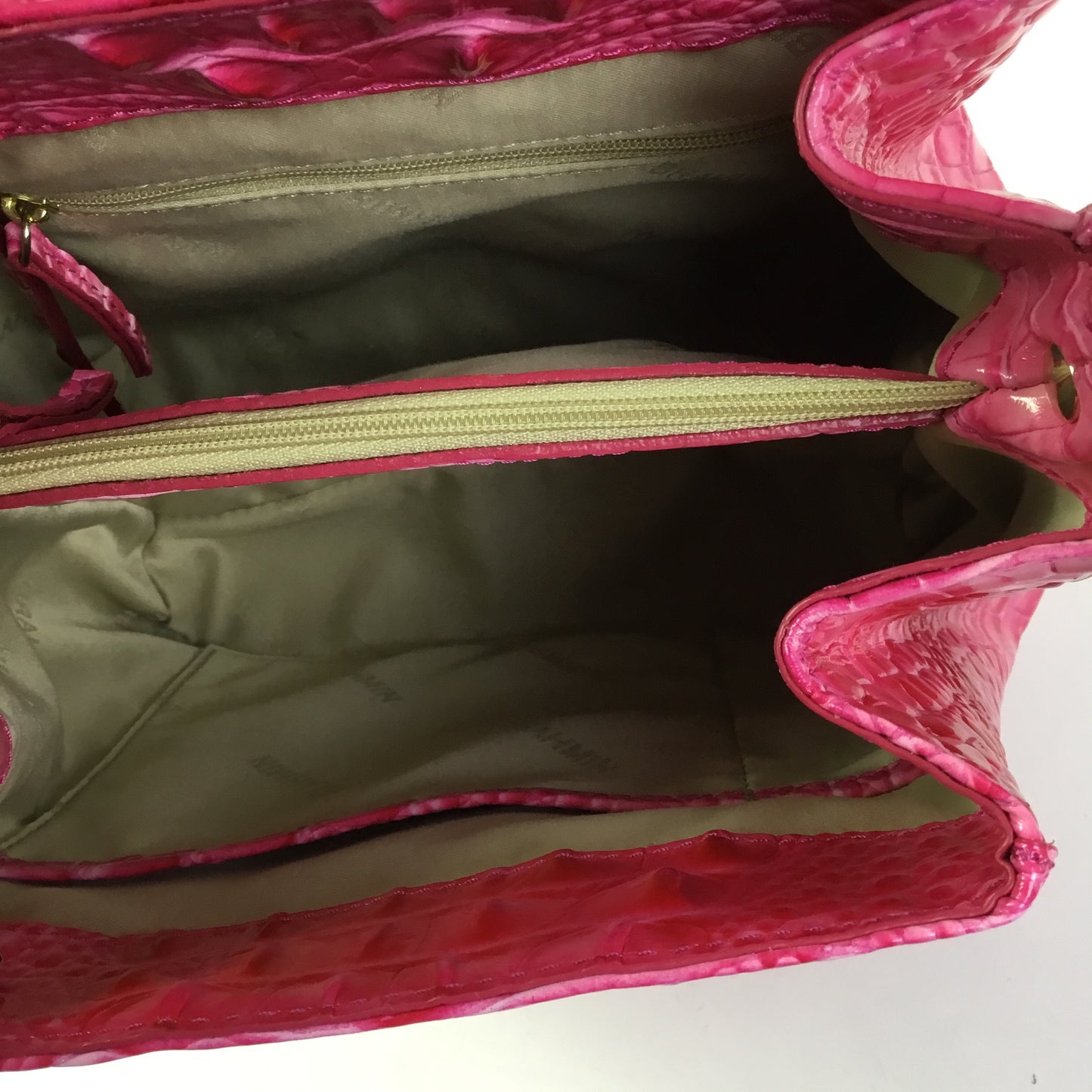 Crossbody Designer By Brahmin In Pink, Size:Small