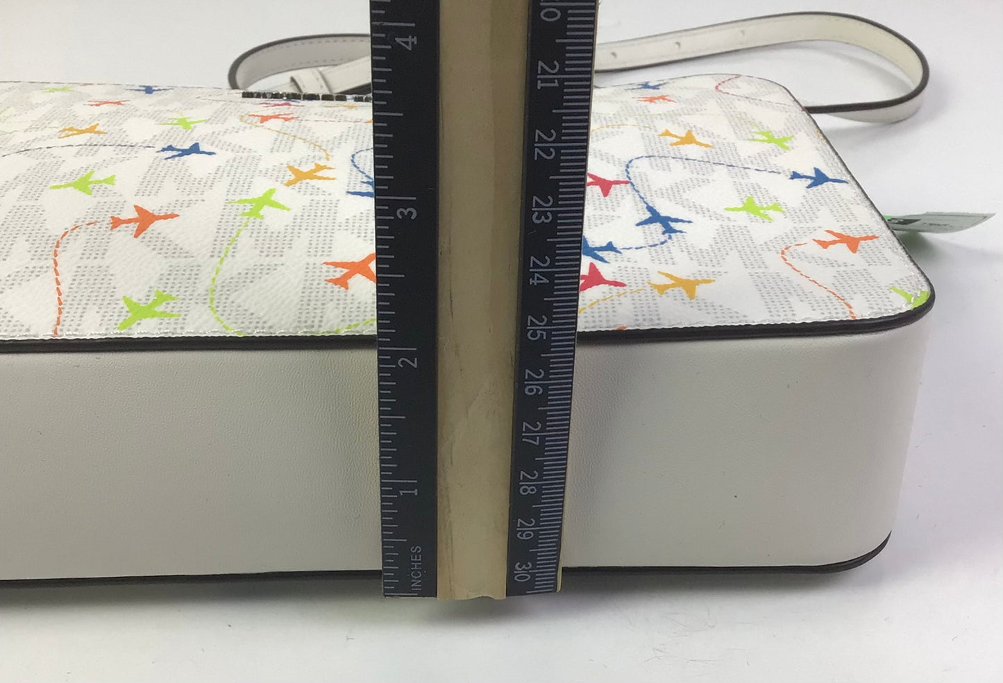 Crossbody Designer By Michael Kors In White, Size:Small