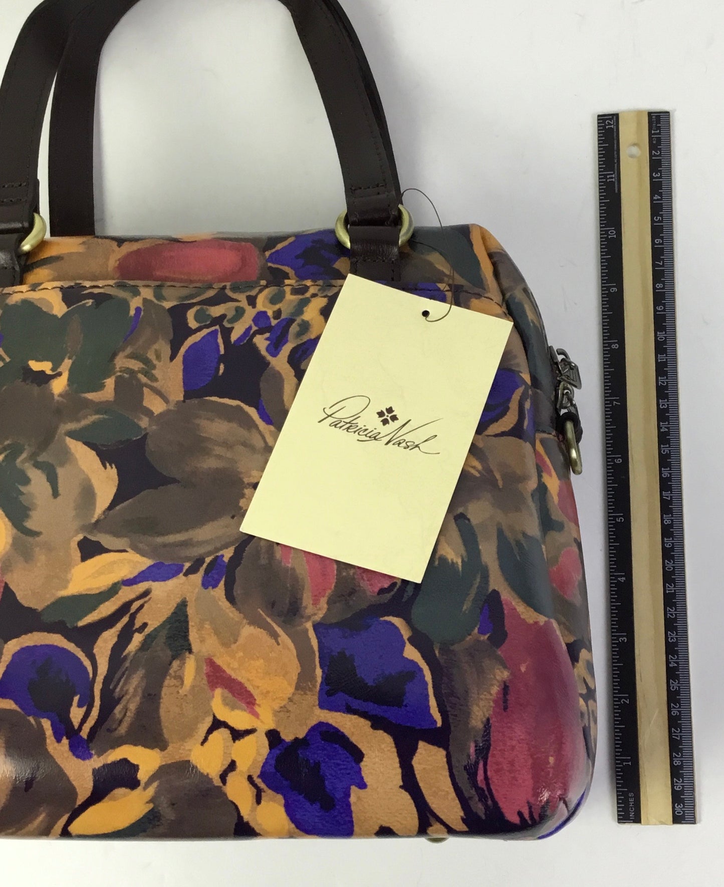 Handbag Designer By Patricia Nash In Floral Print, Size:Medium