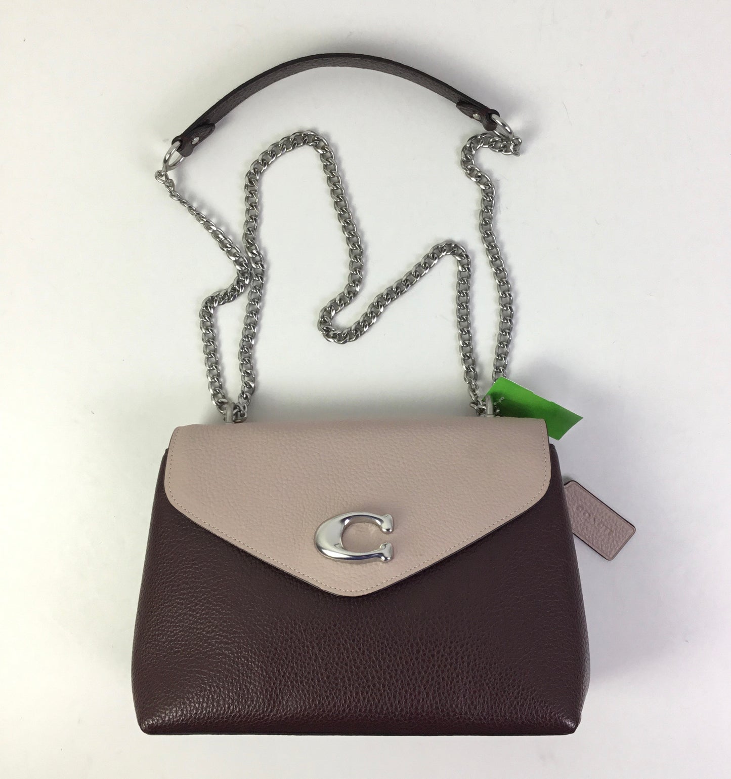 Crossbody Designer By Coach In Maroon, Size:Medium