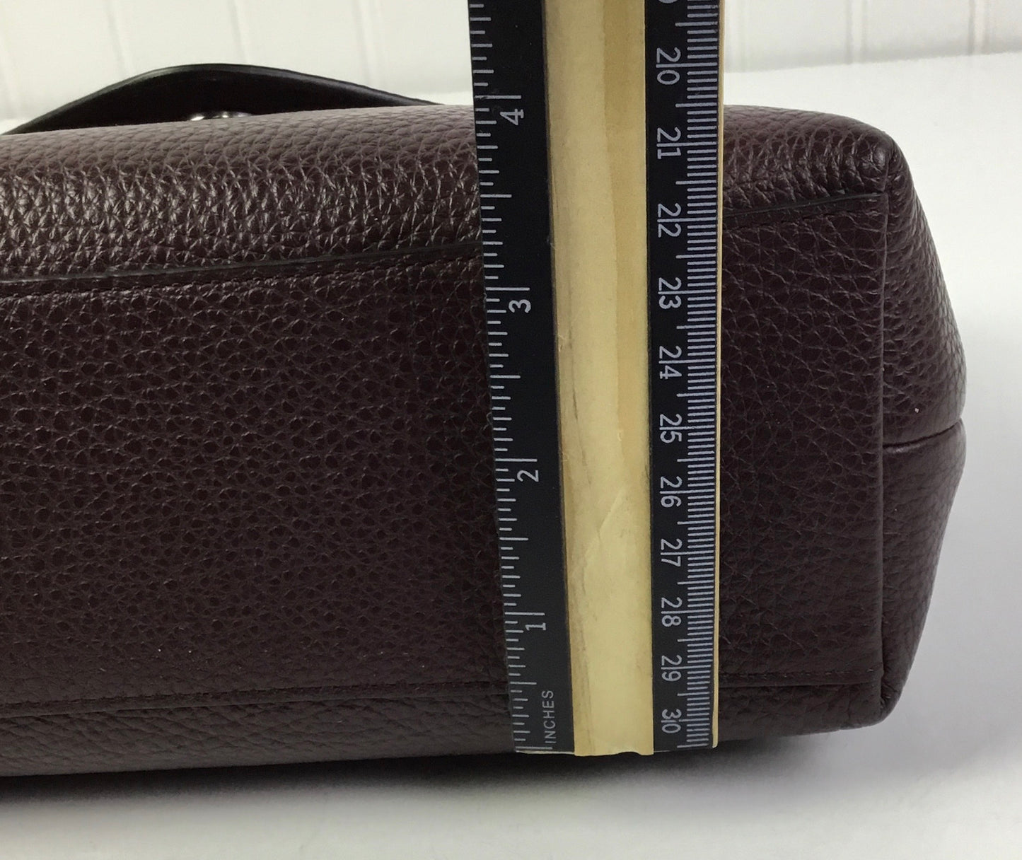 Crossbody Designer By Coach In Maroon, Size:Medium