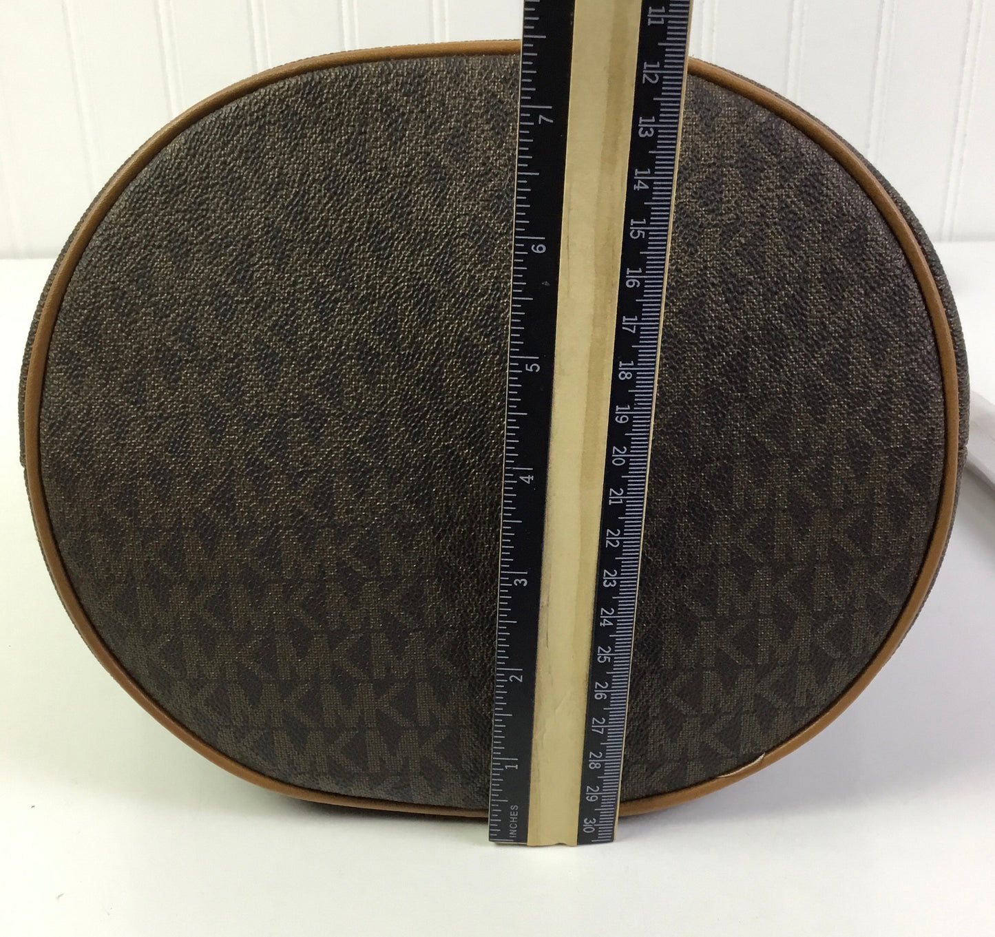 Crossbody Designer By Michael Kors In Brown, Size:Large