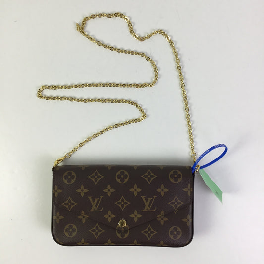 Crossbody Luxury Designer By Louis Vuitton In Brown, Size:Small