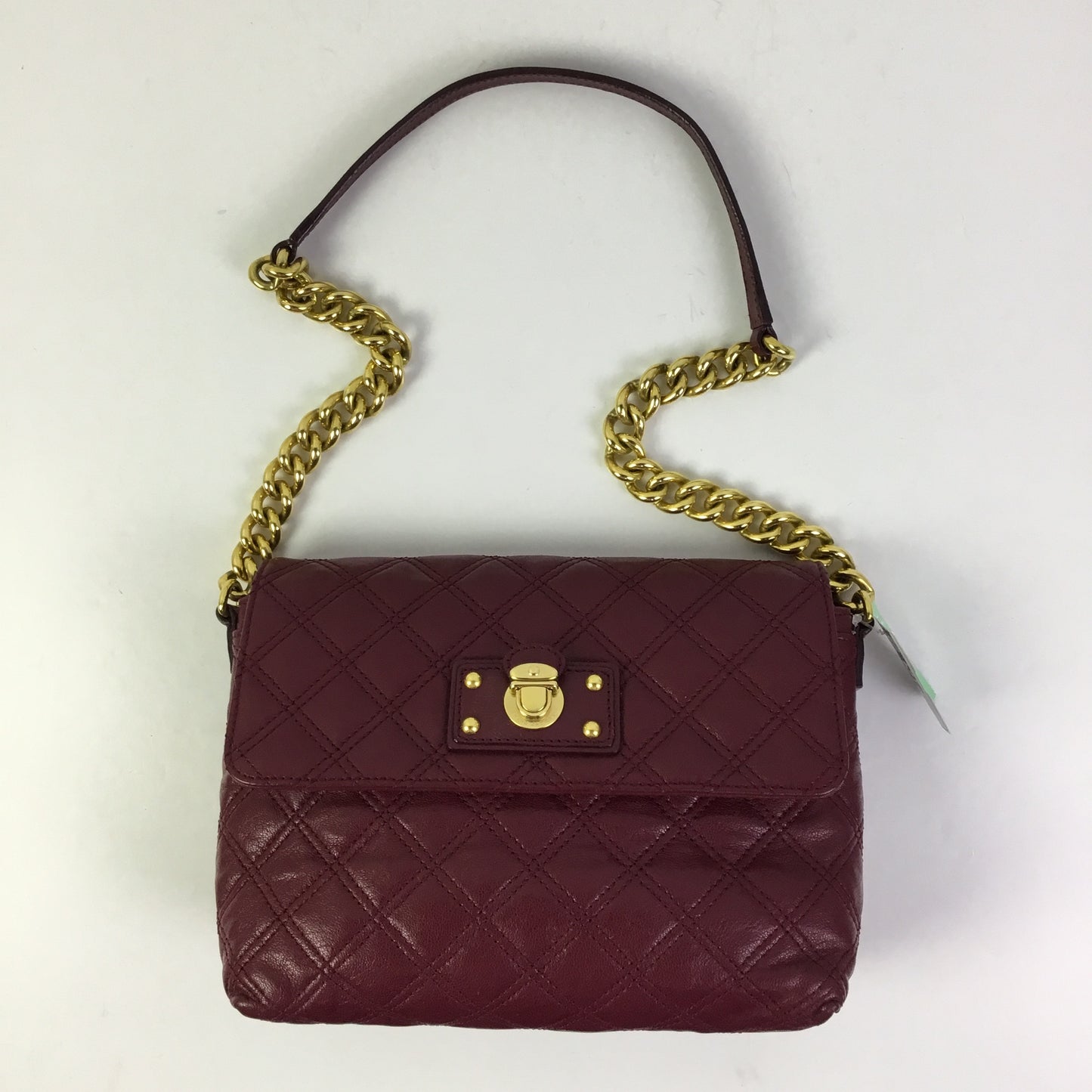 Handbag Luxury Designer By Marc Jacobs In Maroon, Size:Medium