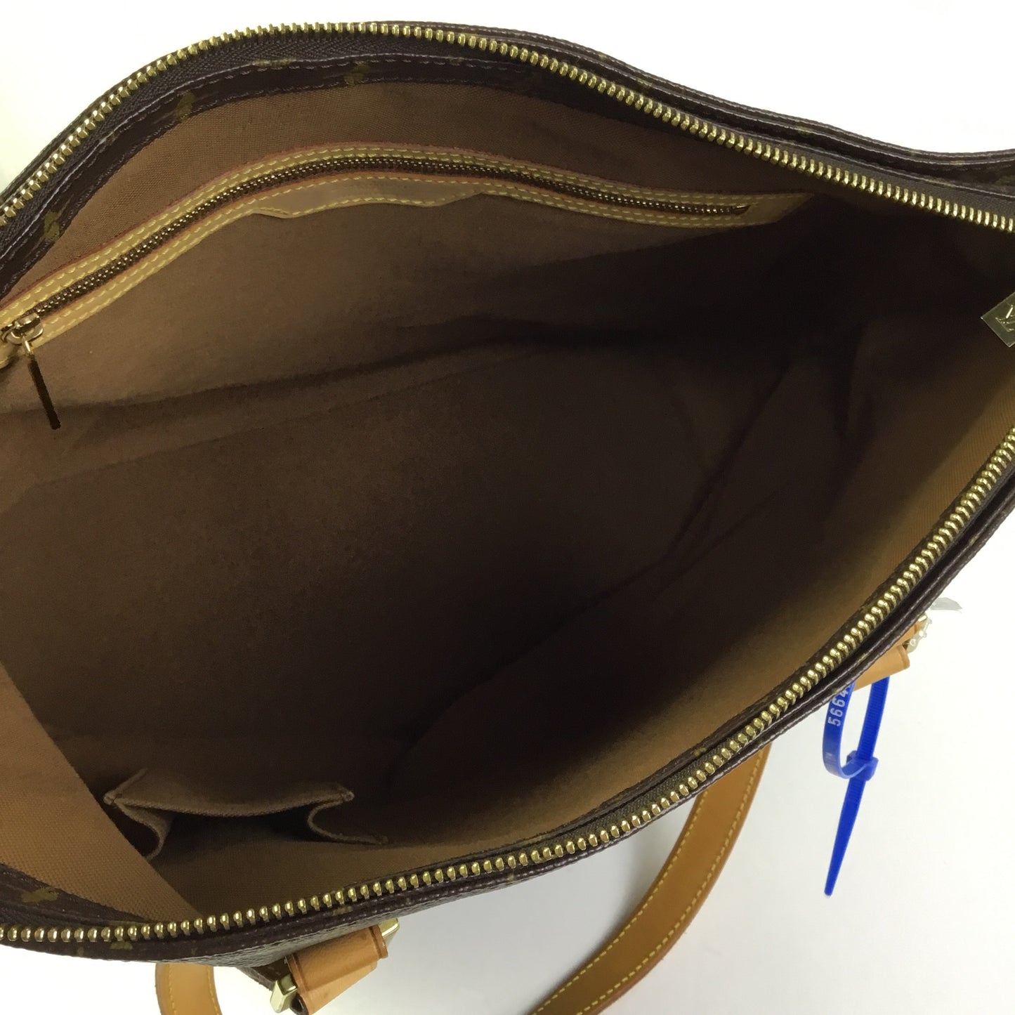 Handbag Luxury Designer By Louis Vuitton In Brown, Size:Large