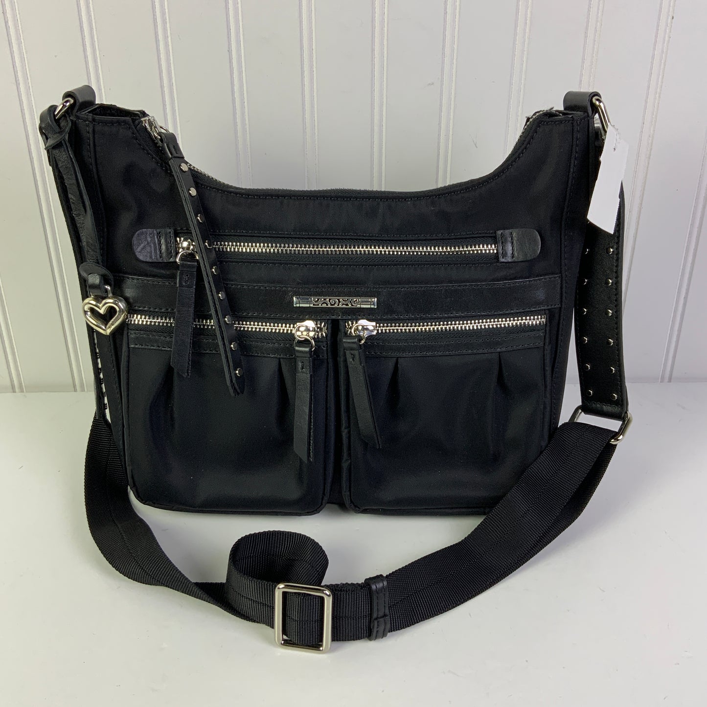 Crossbody Designer By Brighton In Black, Size:Medium