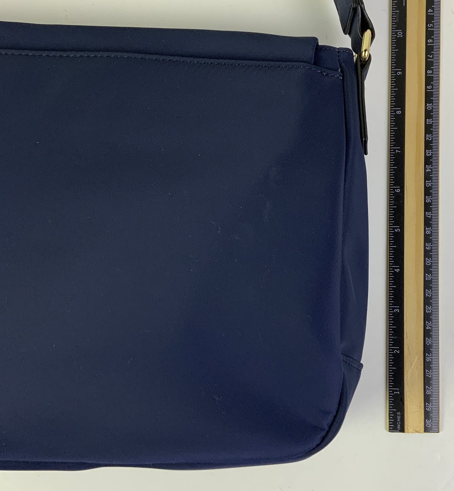 Crossbody Designer By Karl Lagerfeld In Blue, Size:Medium