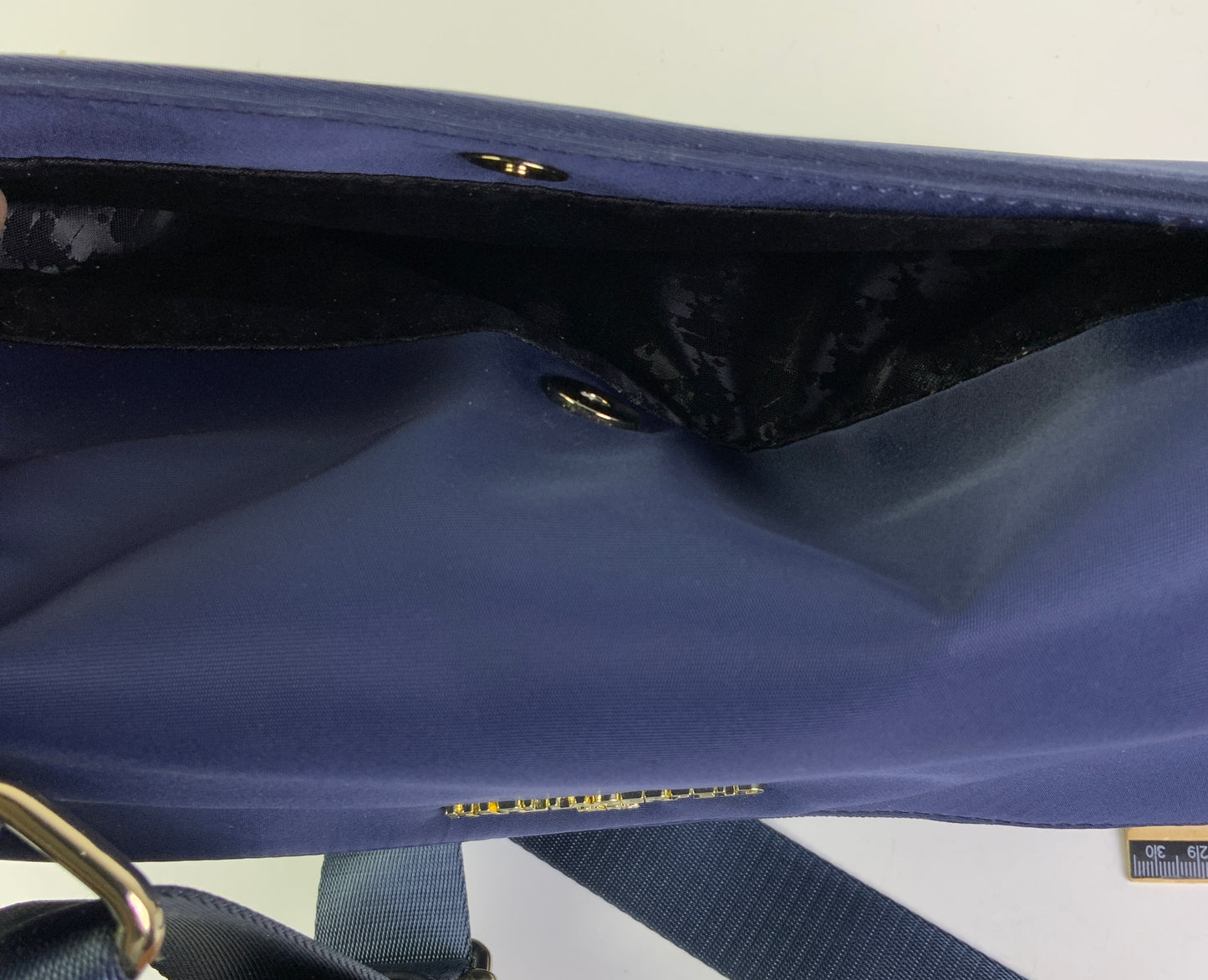 Crossbody Designer By Karl Lagerfeld In Blue, Size:Medium