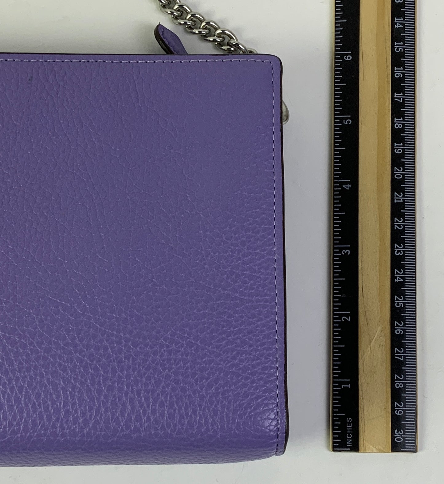 Crossbody Designer By Coach In Purple, Size:Small