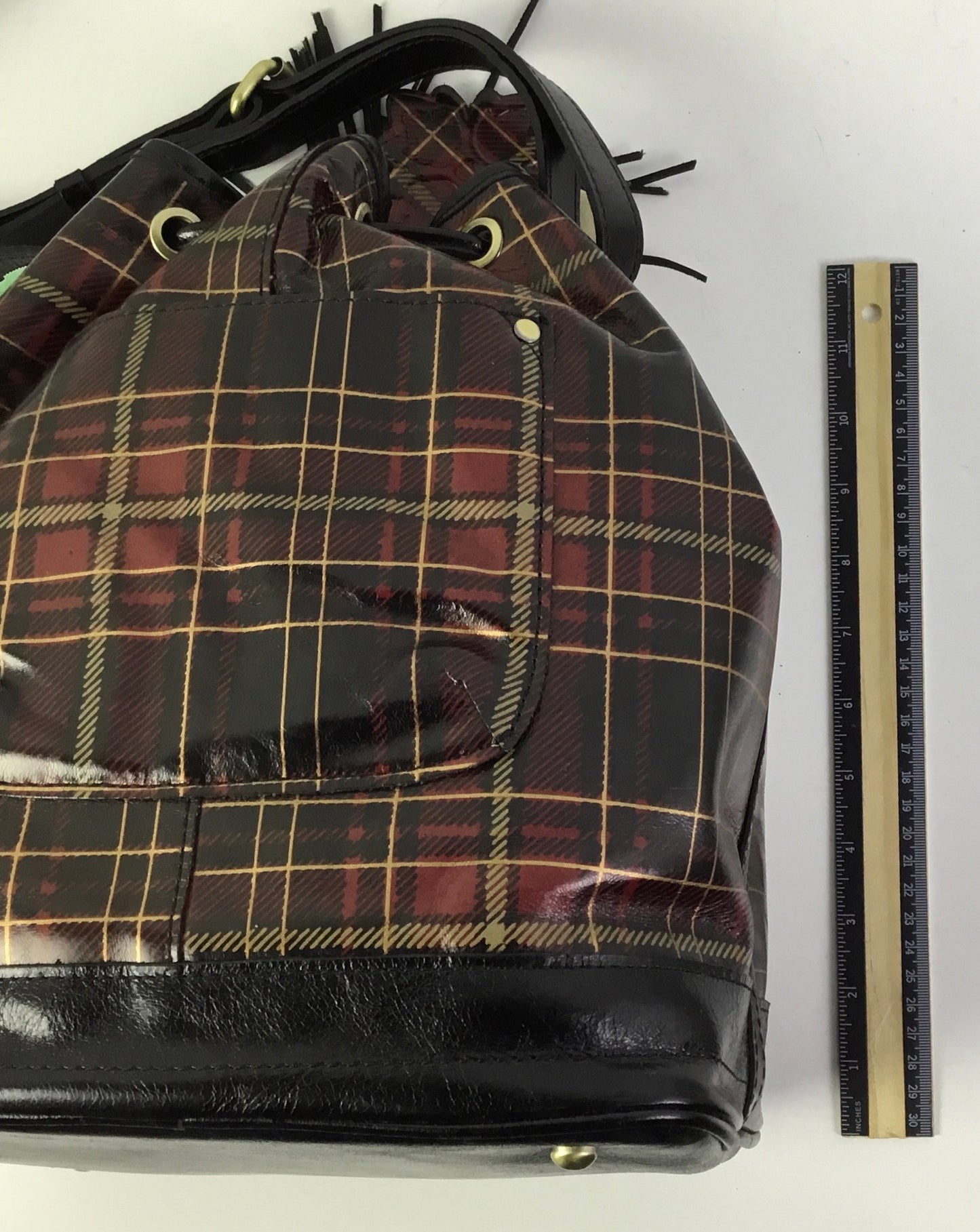 Crossbody Designer By Patricia Nash In Black & Red, Size:Large