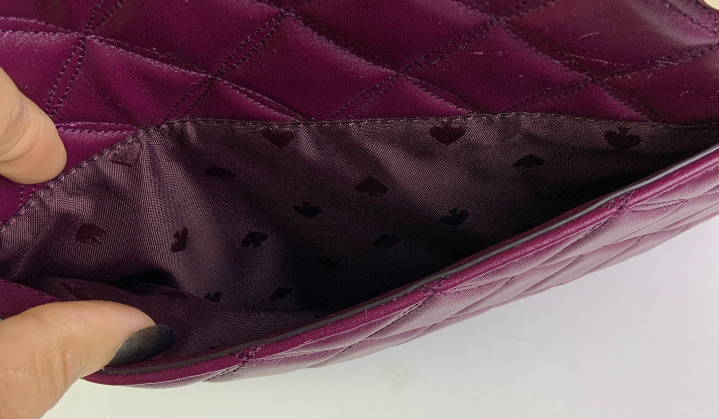 Handbag Designer By Kate Spade In Purple, Size:Medium