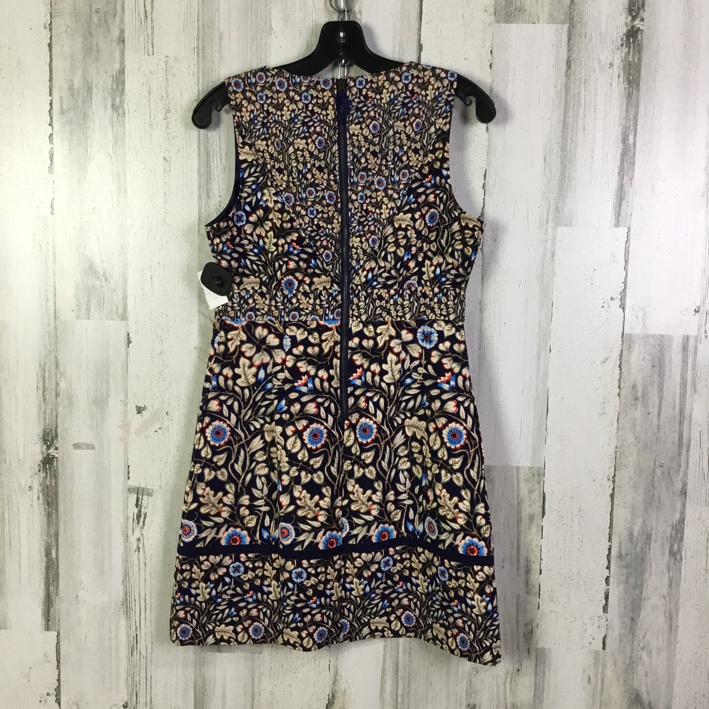 Dress Work By Maeve In Blue & Cream, Size:Sp