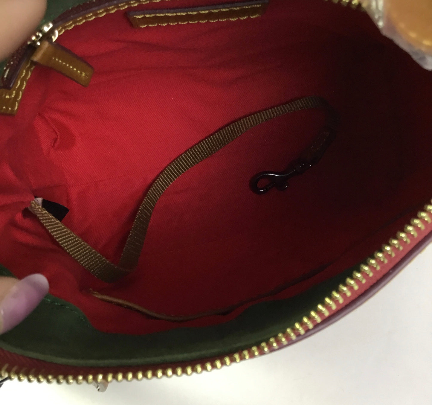 Crossbody Designer By Dooney And Bourke In Brown, Size:Small
