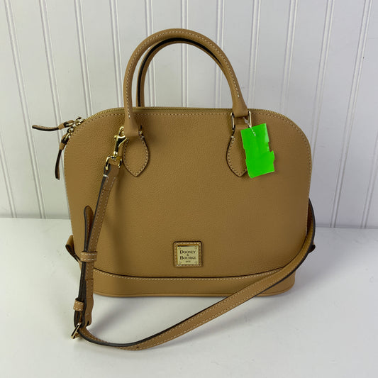 Handbag Designer By Dooney And Bourke In Tan, Size:Medium