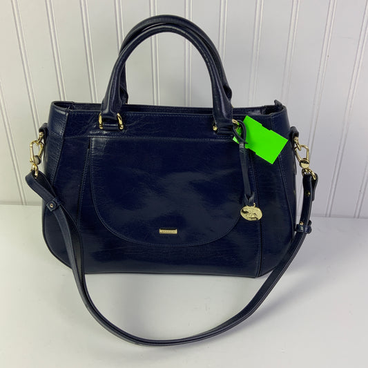 Handbag Designer By Brahmin In Blue, Size:Medium
