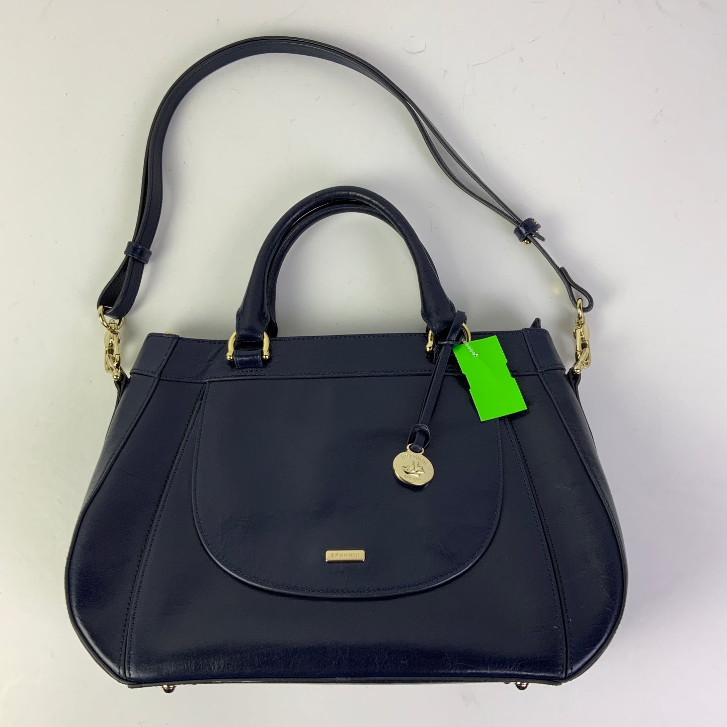 Handbag Designer By Brahmin In Blue, Size:Medium