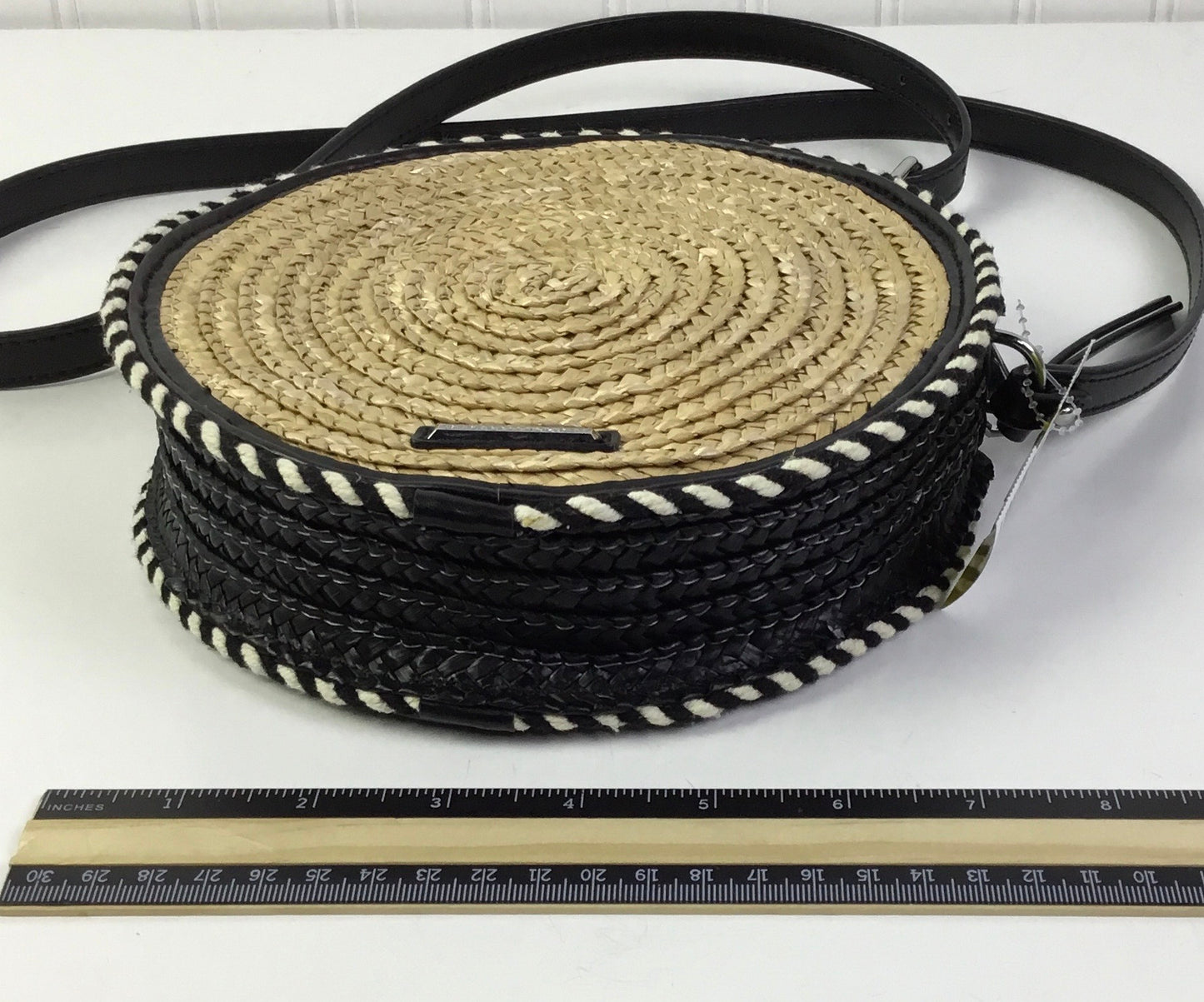 Crossbody Designer By Rebecca Minkoff In Black & Tan, Size:Small