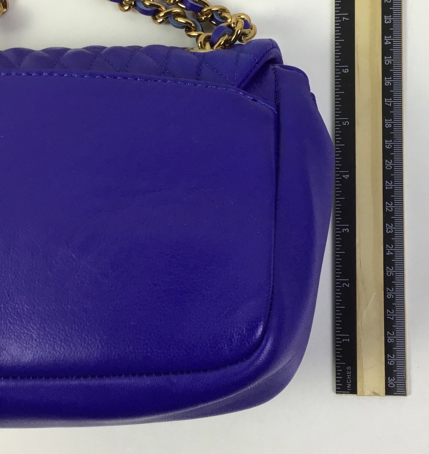 Handbag Designer By Karl Lagerfeld In Blue, Size:Small