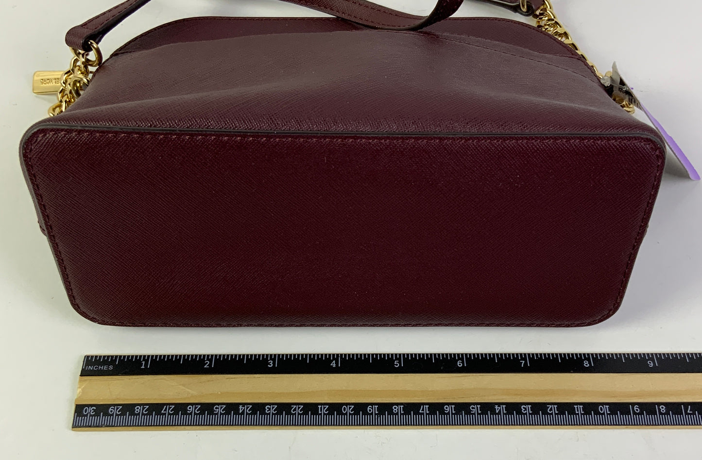 Crossbody Designer By Michael Kors In Maroon, Size:Small