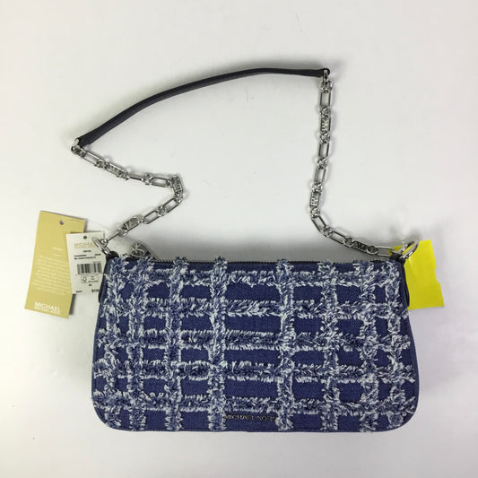 Handbag Designer By Michael Kors In Blue Denim, Size:Small