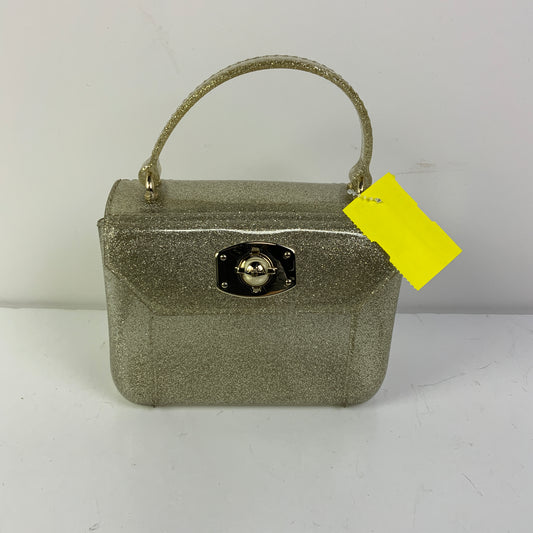 Handbag Luxury Designer By Furla In Gold, Size:Small