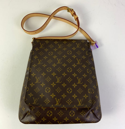 Crossbody Luxury Designer By Louis Vuitton In Brown, Size:Large