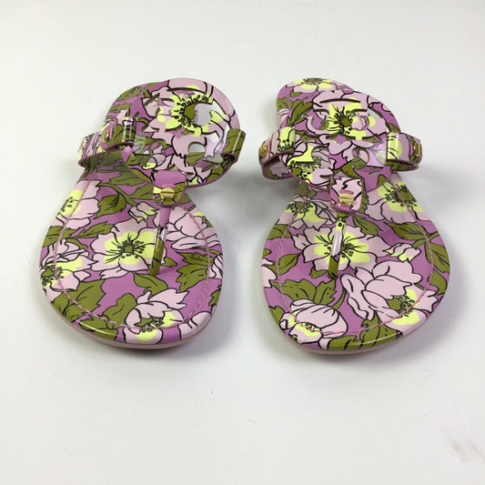 Sandals Designer By Tory Burch In Purple, Size:8