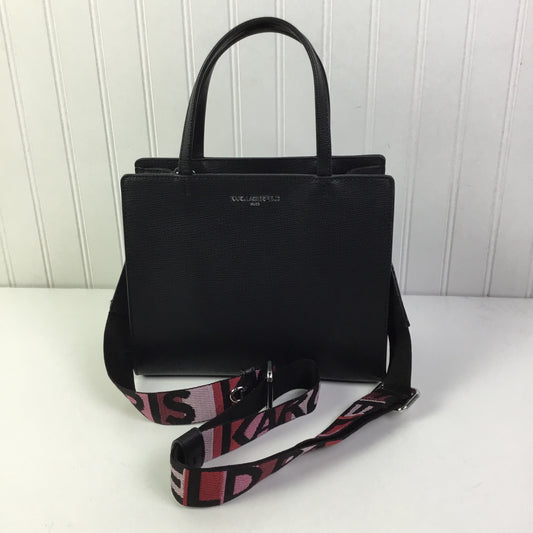 Crossbody Designer By Karl Lagerfeld In Black, Size:Small