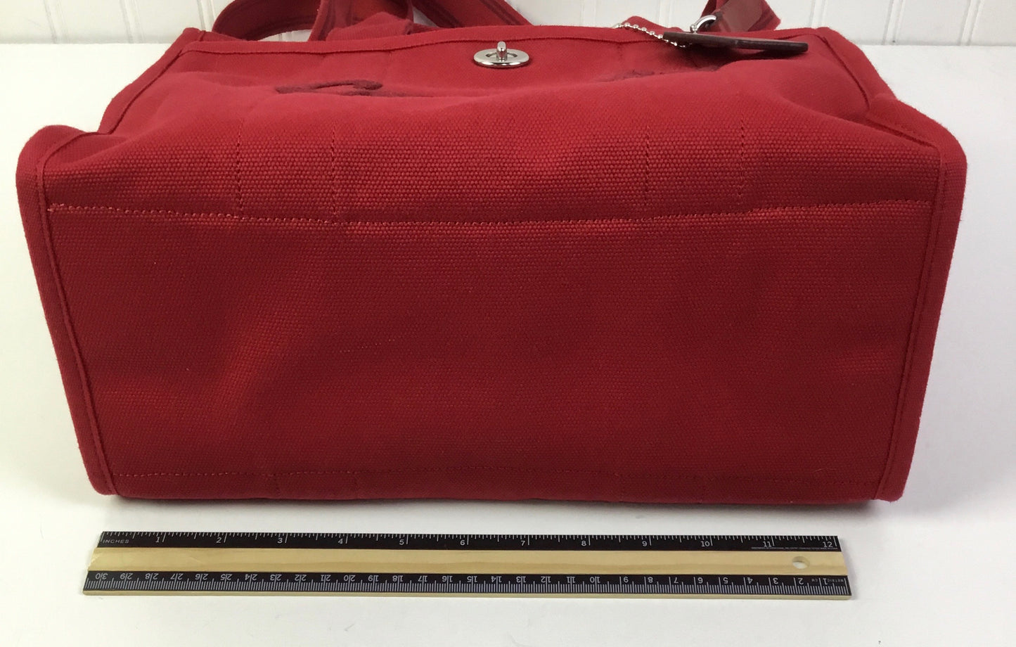Handbag Designer By Coach In Red, Size:Medium