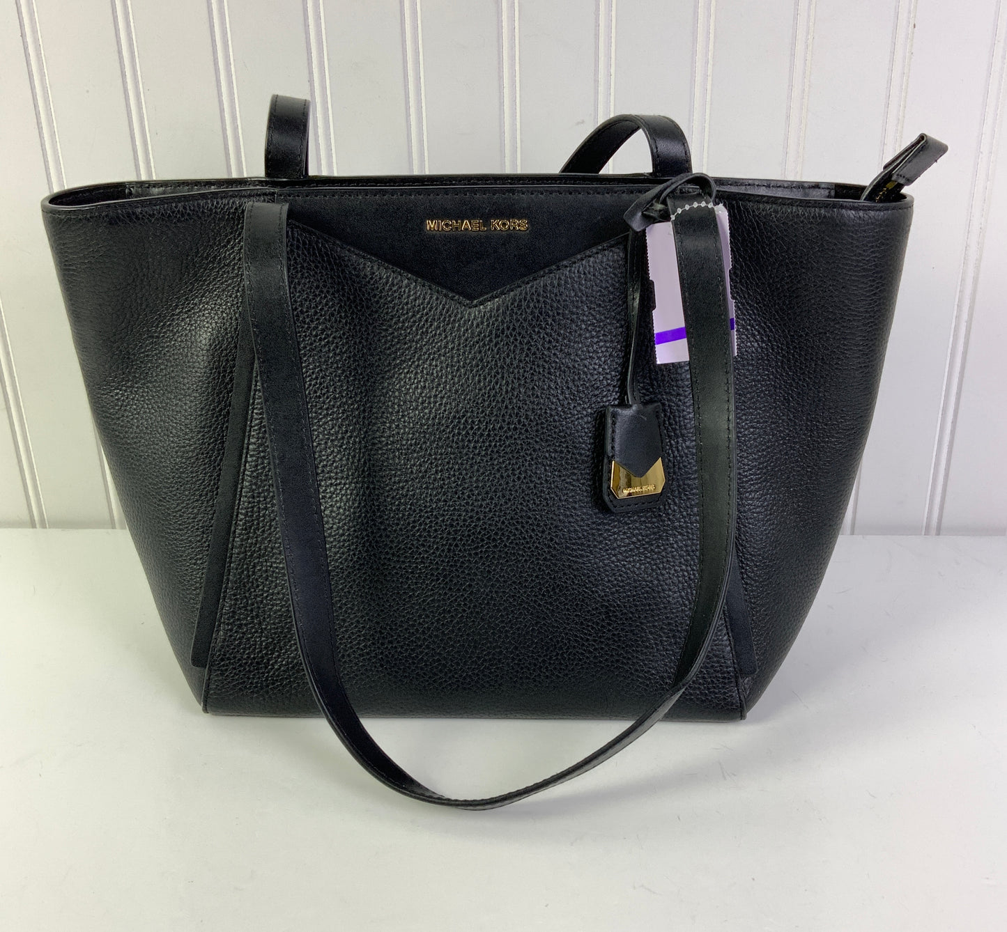 Handbag Designer By Michael Kors In Black, Size:Medium