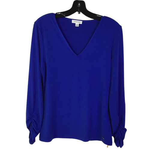 Top Long Sleeve Basic By Calvin Klein  Size: M