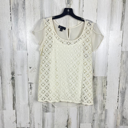 Blouse Short Sleeve By Agb  Size: L