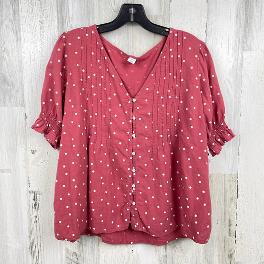 Top Short Sleeve By Old Navy O  Size: L