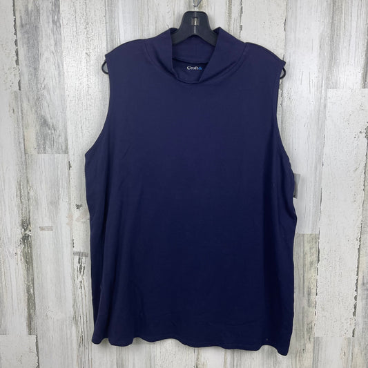 Top Sleeveless By Croft And Barrow  Size: 2x