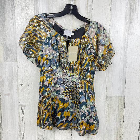 Blouse Short Sleeve By Anthropologie  Size: Xs