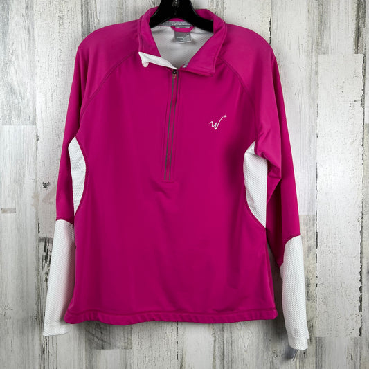 Athletic Top Long Sleeve Collar By Clothes Mentor  Size: L